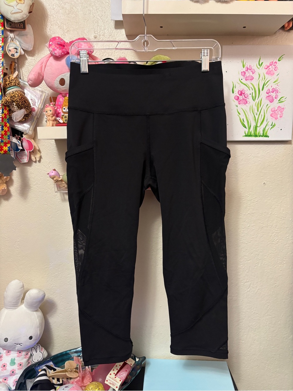 Lululemon High Rise Mesh 20” Leggings Sz 8